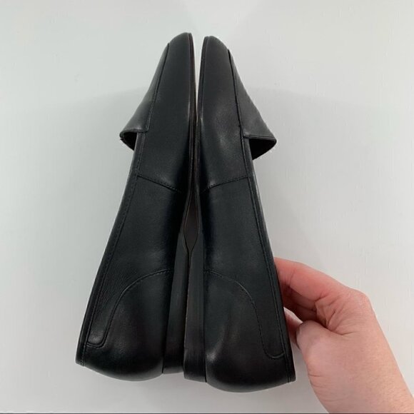 Enzo Angiolini Liberty flats 8 black 80s 90s vintage smoking loafers grannycore - Picture 6 of 12